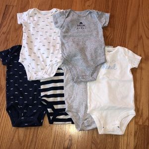 Carter’s Baby Boy Short-Sleeve Onesies